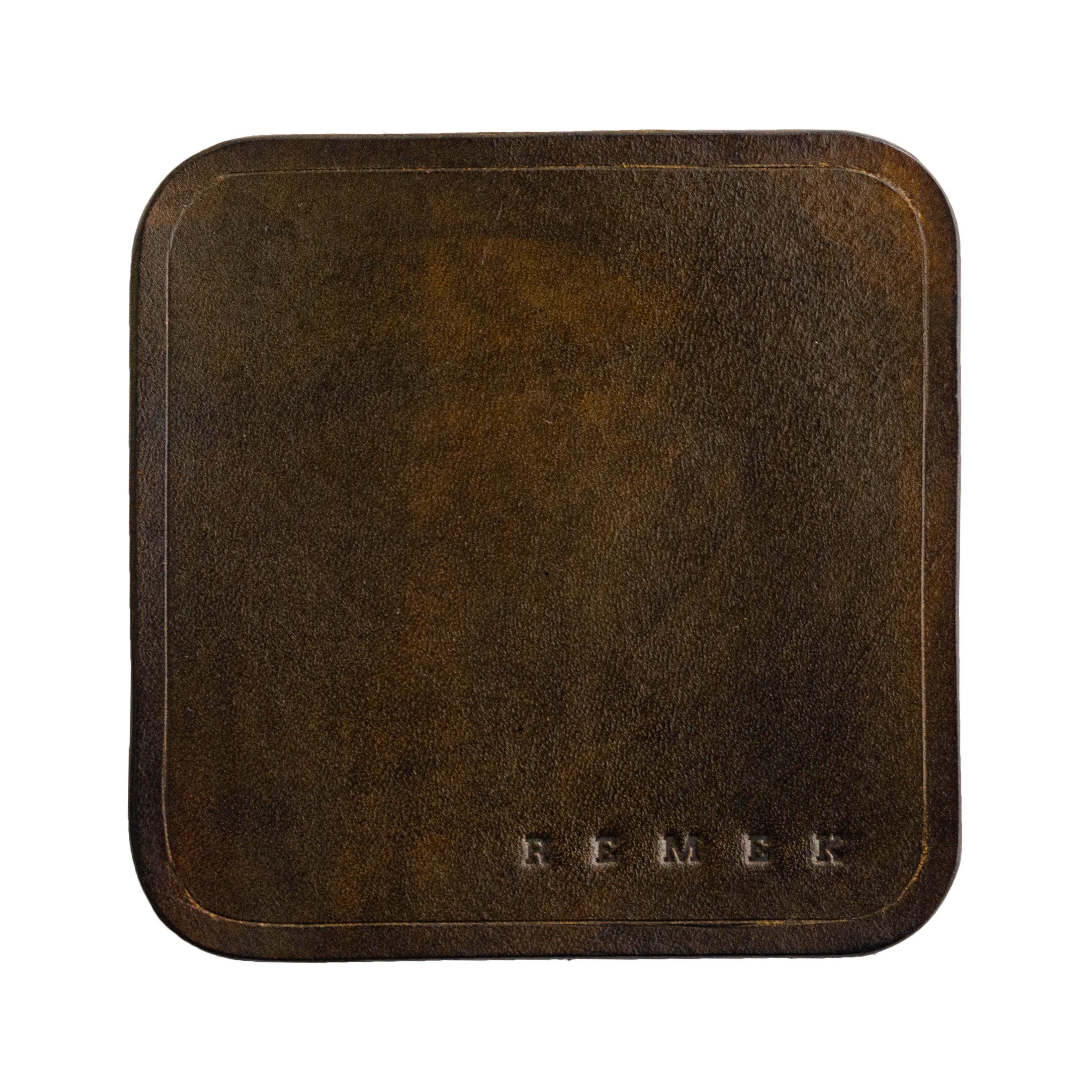 Leather coaster